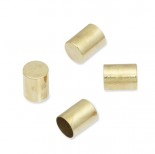 Zdjęcie - Końcówki do wykańczania rzemieni i sznurków w kolorze złotym 7x5mm